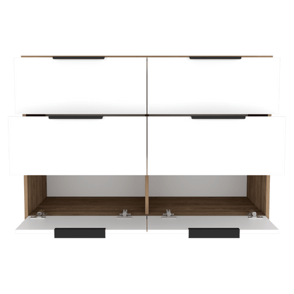 Organizador Okria Miel Y Blanco Cuatro Cajones