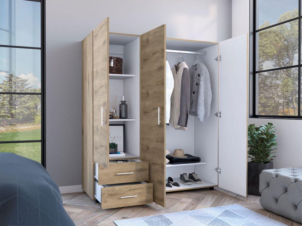 Closet Janari Macadamia Y Blanco