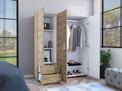 Closet Janari Macadamia Y Blanco