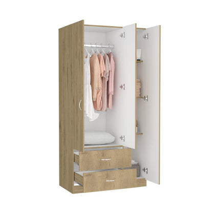 Closet Kalver Macadamia Y Blanco