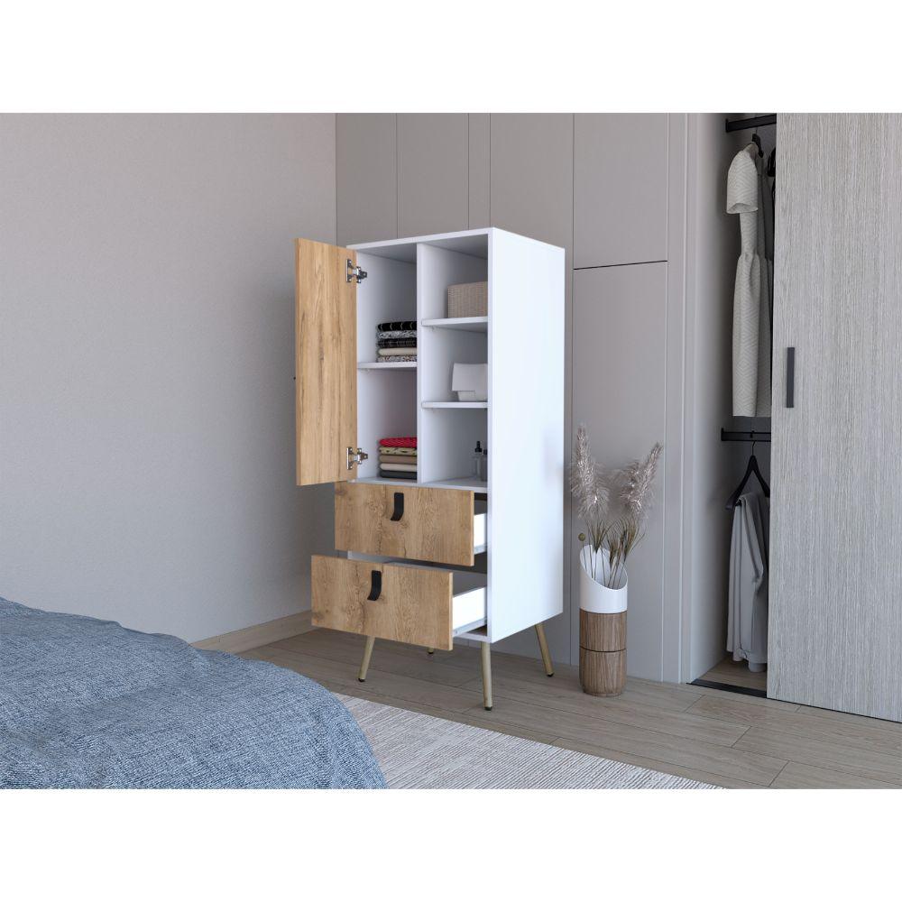 Organizador Huna Macadamia Y Blanco