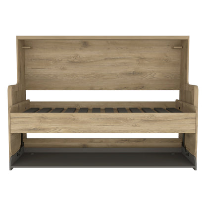 Cama Escritorio Multifuncional Kantmo Macadamia Y Plata