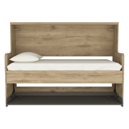 Cama Escritorio Multifuncional Kantmo Macadamia Y Plata