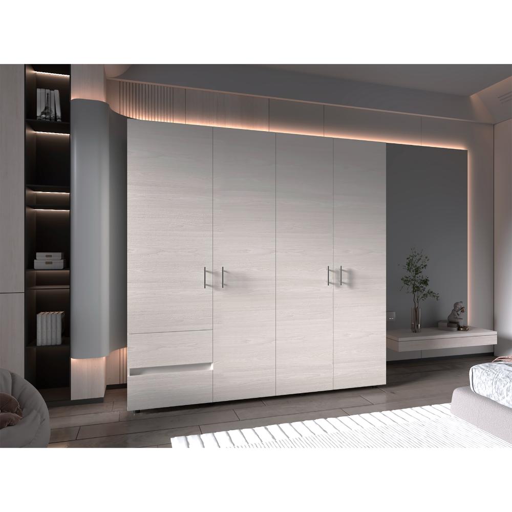 Closet Janari 200 Nevado Y Blanco