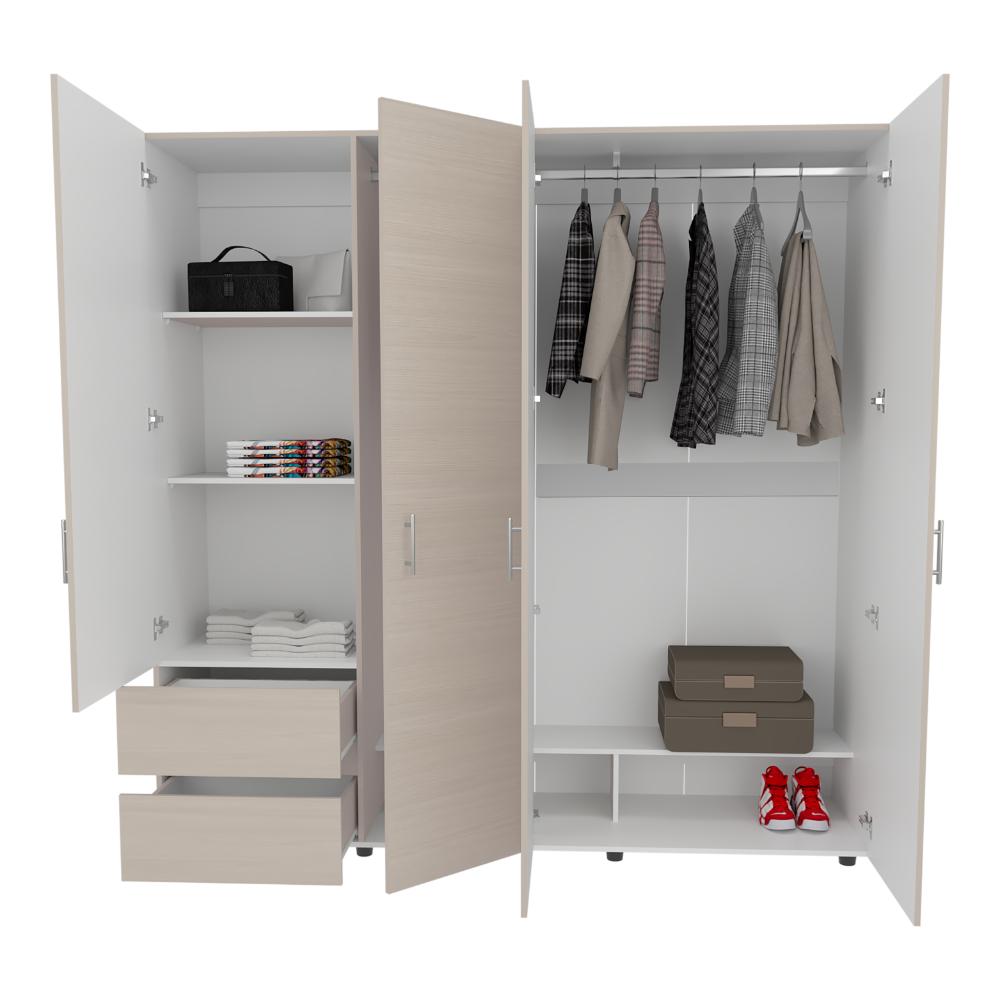 Closet Janari 200 Nevado Y Blanco