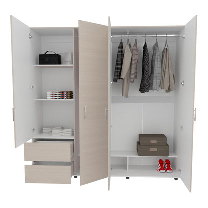 Closet Janari 200 Nevado Y Blanco