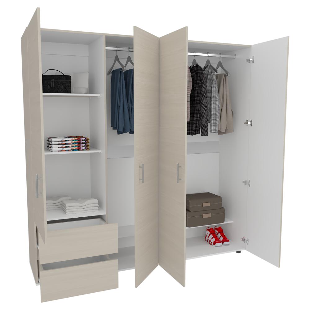 Closet Janari 200 Nevado Y Blanco