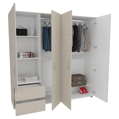 Closet Janari 200 Nevado Y Blanco