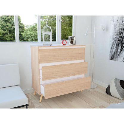Comoda Binit  Rovere Y Blanco