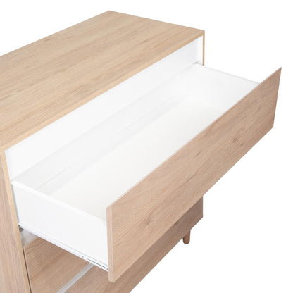 Comoda Binit  Rovere Y Blanco
