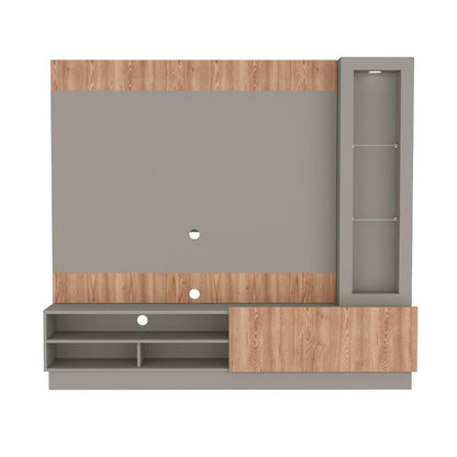 Centro De Entretenimiento Yekli Taupe Para Tv De 70''