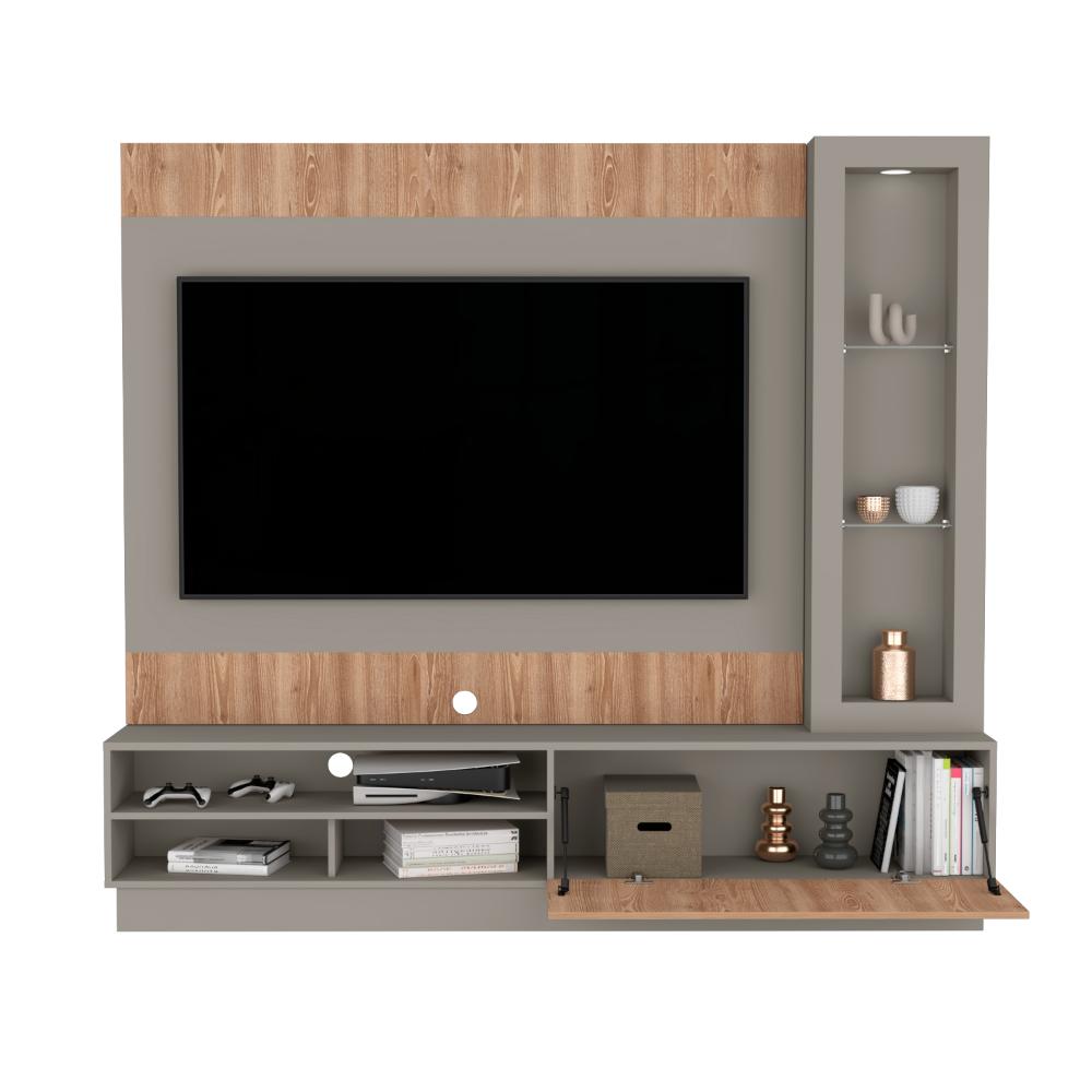Centro De Entretenimiento Yekli Taupe Para Tv De 70''
