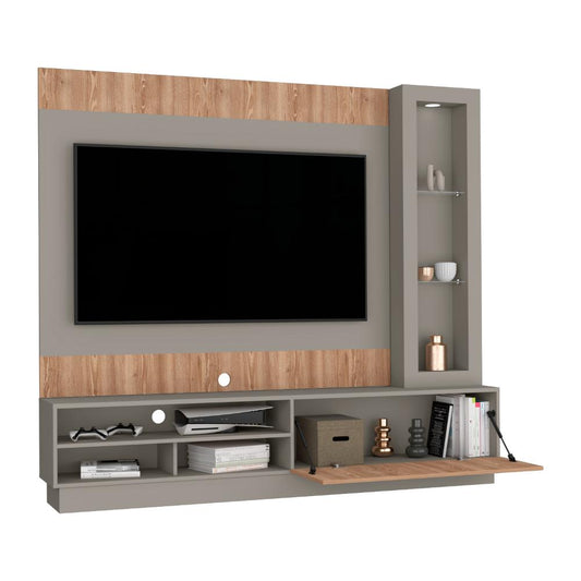 Centro De Entretenimiento Yekli Taupe Para Tv De 70''