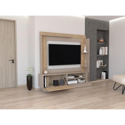 Mesa Para Tv Depp Taupe Y Fresno
