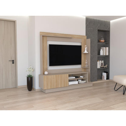 Mesa Para Tv Depp Taupe Y Fresno