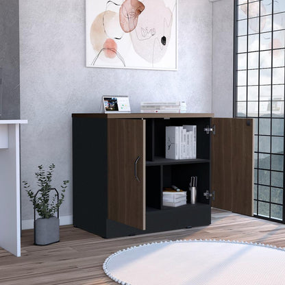 Cajonera Home Office 2 Pues  Milan Wengue