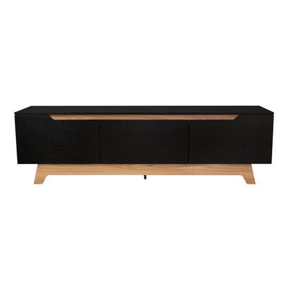 Mesa Para Tv Wedull Wengue Y Fresno Eupara Tv De 80"