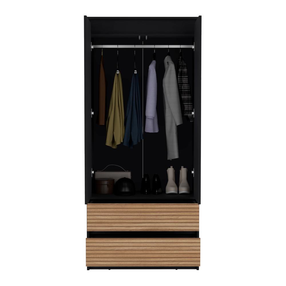 Closet 2 Pues 2 Cajones Mooust 180X80  Wengue Lenno