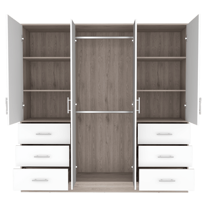 Closet Cooper Ceniza Y Blanco