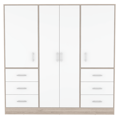 Closet Cooper Ceniza Y Blanco