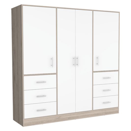 Closet Cooper Ceniza Y Blanco