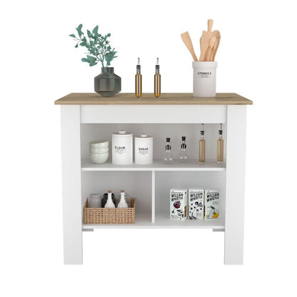 Mesa De Cocina Stich  Duna Y Blanco