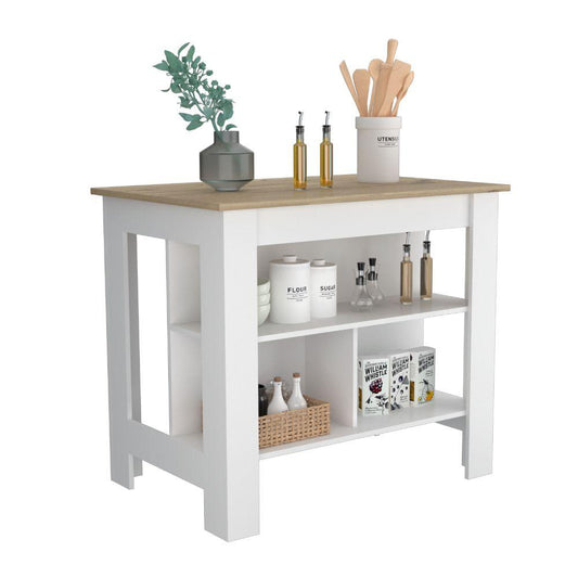 Mesa De Cocina Stich  Duna Y Blanco