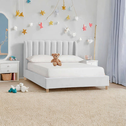 Base Cama con Espaldar Semidoble Infantil Bony 120x190x115 blanco