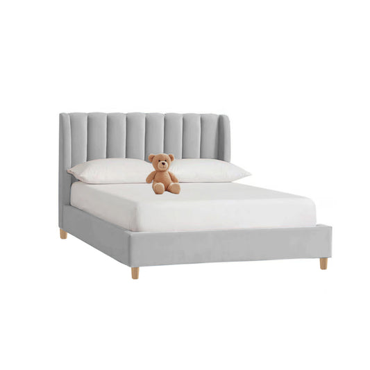 Base Cama con Espaldar Semidoble Infantil Bony 120x190x115 gris
