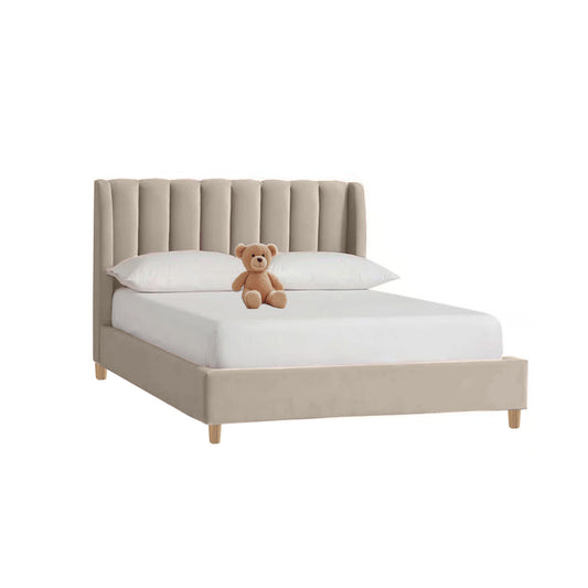 Base Cama con Espaldar Semidoble Infantil Bony 120x190x115 taupe