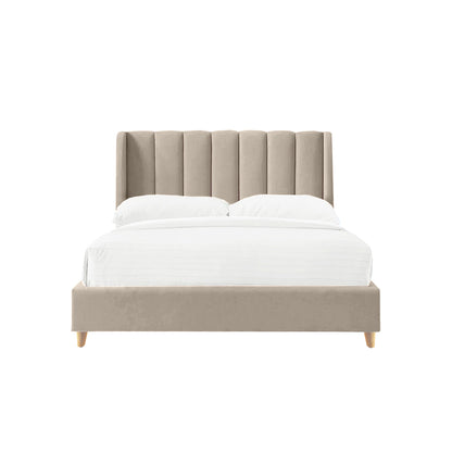 Base Cama con Espaldar Semidoble Infantil Bony 120x190x115 taupe