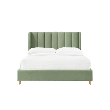Base Cama con Espaldar Semidoble Infantil Bony 120x190x115 verde