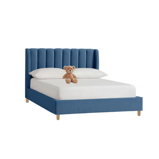 Base Cama con Espaldar Semidoble Infantil Bony 120x190x115 azul
