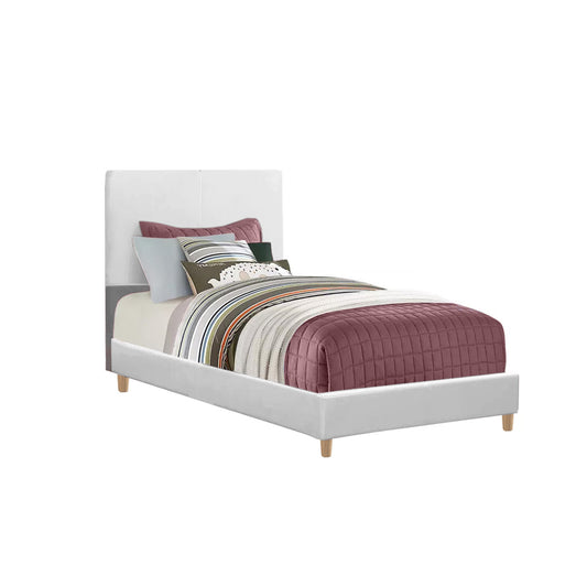 Base Cama con Espaldar Semidoble Infantil Nino 120x190x115 blanco