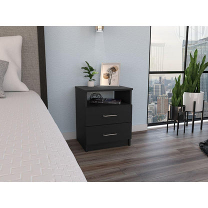 Mesa De Noche Shelf Wengue