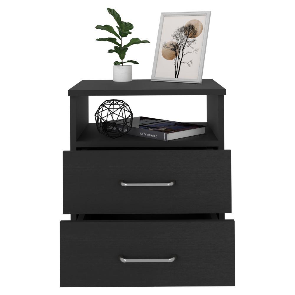 Mesa De Noche Shelf Wengue