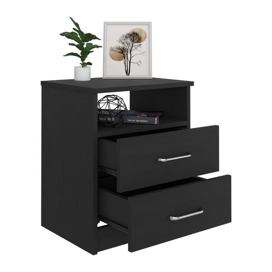 Mesa De Noche Shelf Wengue