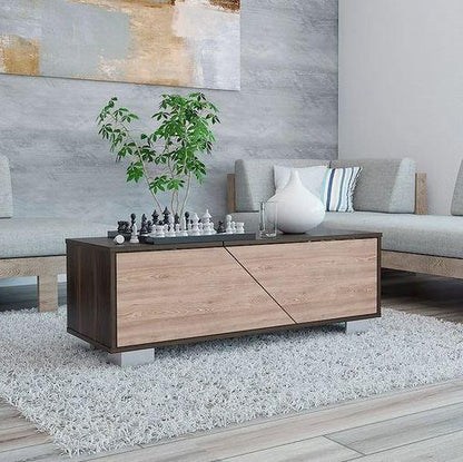 Mesa De Centro Fenari Caoba Y Miel