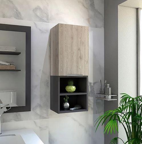 Gabinete De Baño Julias Ceniza Plata