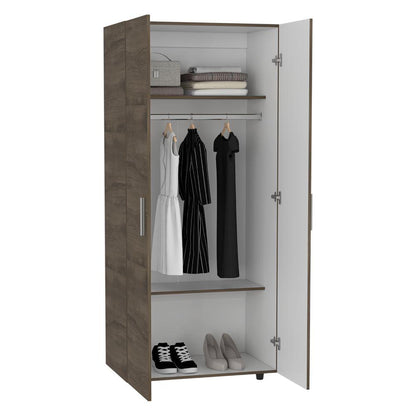 Closet Economico Niigaro Y Blanco