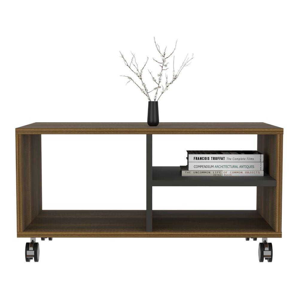 Mesa De Centro Tyvora Coffee Walnut Wengue