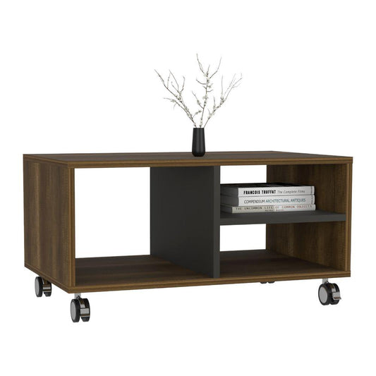 Mesa De Centro Tyvora Coffee Walnut Wengue