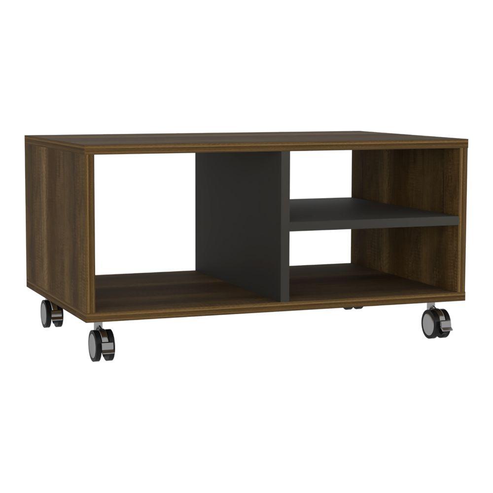 Mesa De Centro Tyvora Coffee Walnut Wengue