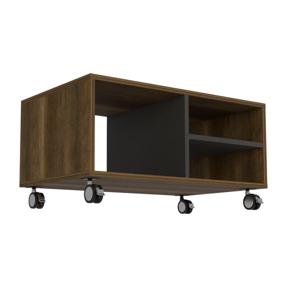 Mesa De Centro Tyvora Coffee Walnut Wengue