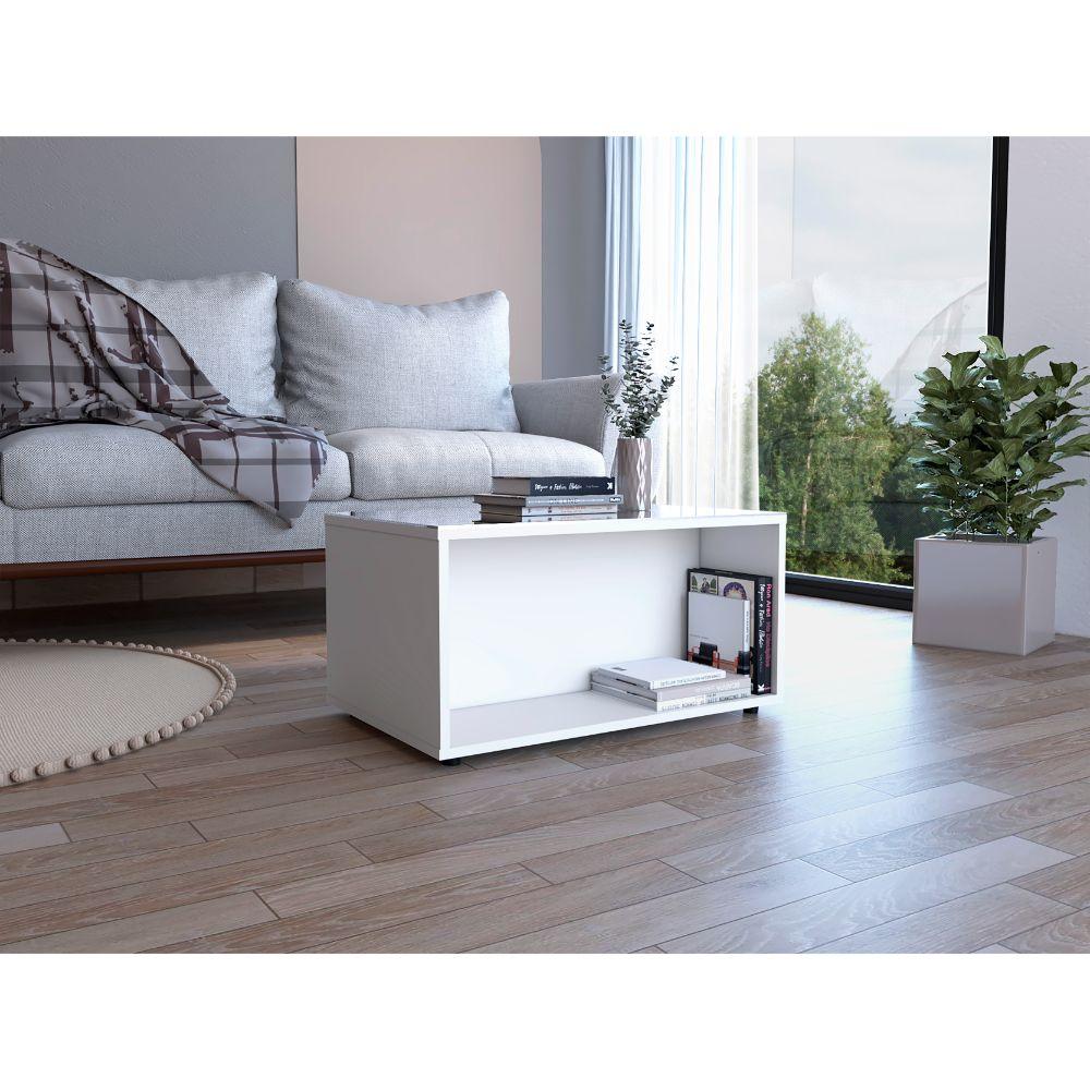 Mesa De Centro Tyvora (1C) Blanco Mqz 35.3X67.5X43 Cm