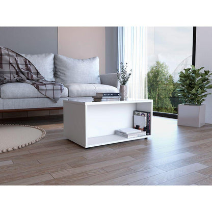 Mesa De Centro Tyvora (1C) Blanco Mqz 35.3X67.5X43 Cm