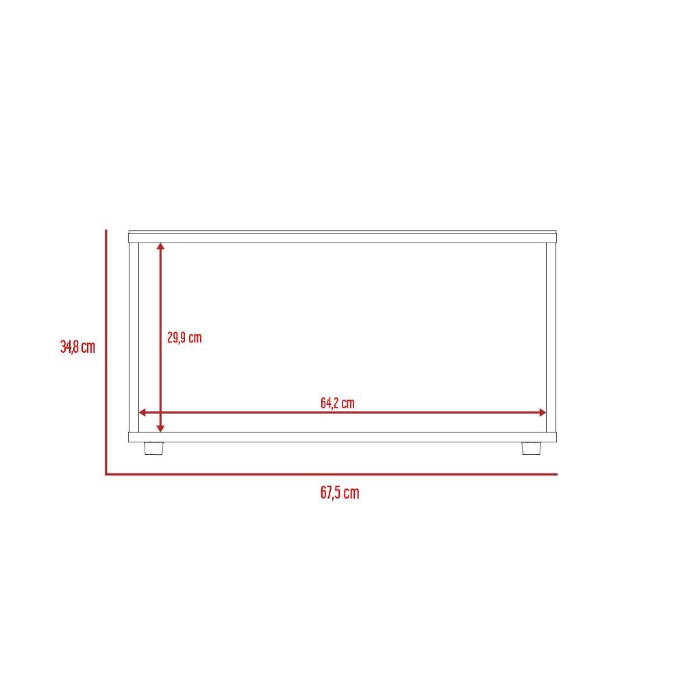 Mesa De Centro Tyvora (1C) Blanco Mqz 35.3X67.5X43 Cm