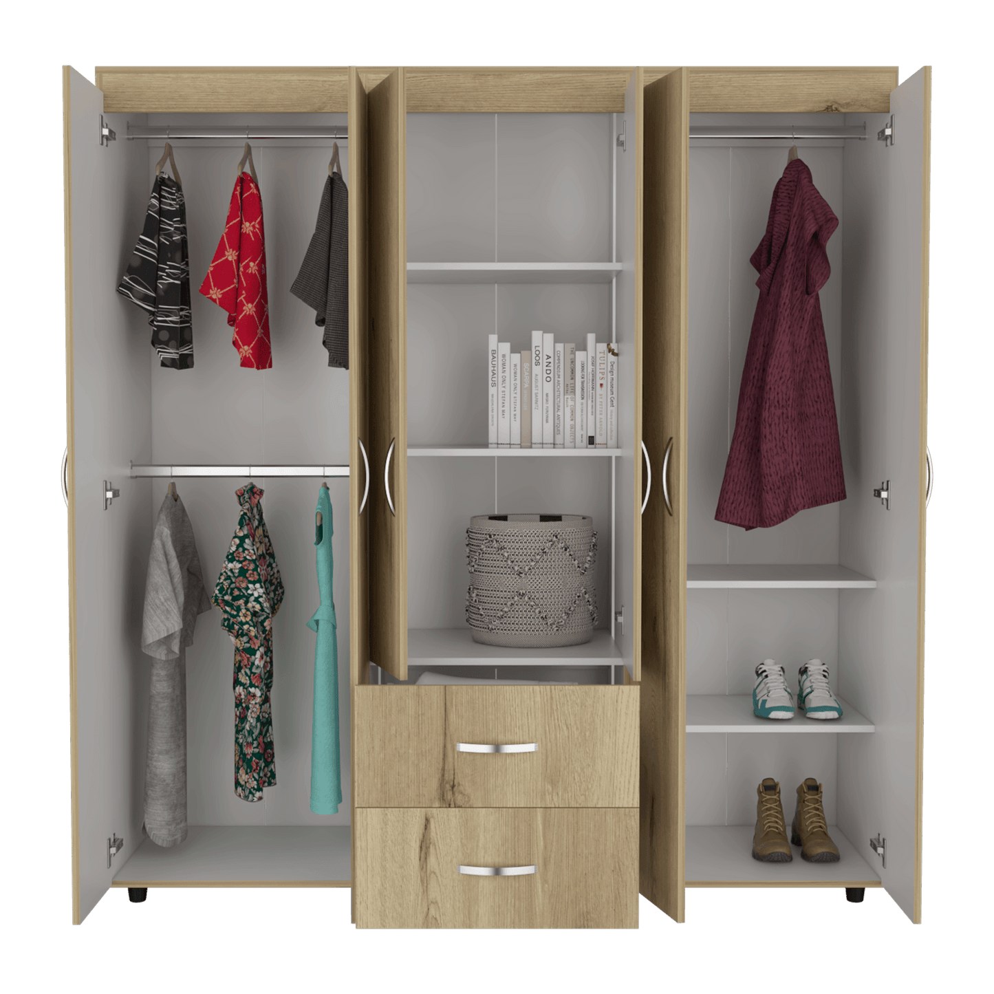 Closet Quenari 180  Duna  Y Blanco