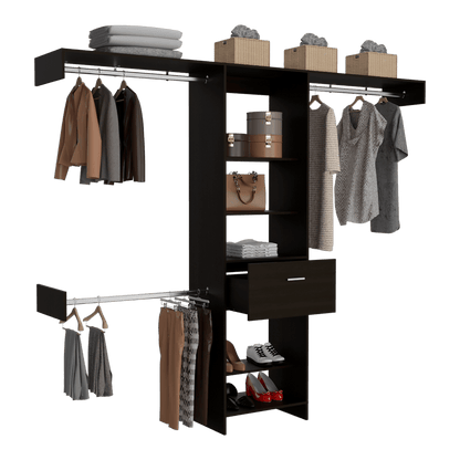 Closet Abierto Velmora 250  Wengue