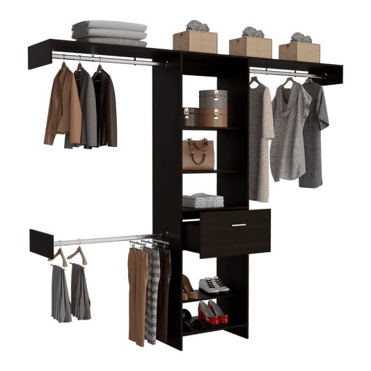 Closet Abierto Velmora 250  Wengue